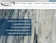Tablet Screenshot of granitelegal.com